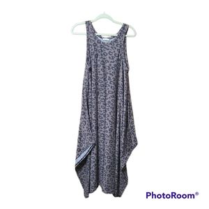 Leopard tank dress. 2X